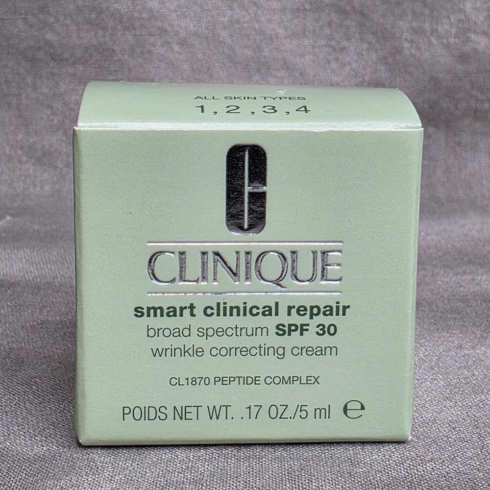 Clinique Smart Clinical Repair Wrinkle‎ Correcting Cream 0.17 Oz Travel Sz NEW